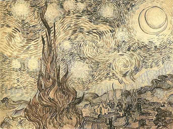 File:Van Gogh Starry Night Drawing.jpg