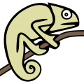 "Chameleon_icon.svg" by User:Offnfopt