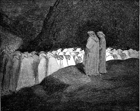 "DVinfernoHypocritesAddressDante_m.jpg" by User:Karlhahn