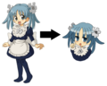 "Wikipe-tan_flanderized.png" by User:Goszei