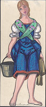 "Woman_dressed_as_a_milkmaid_holding_a_pail_MET_DP804822.jpg" by User:Pharos