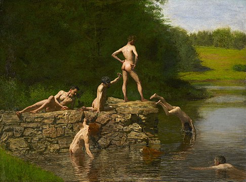 "Thomas_Eakins_-_Swimming_(1895).jpg" by User:Botaurus