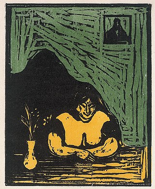 "The Fat Whore" by Edvard Munch, 1899