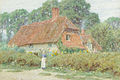 "'By_the_cottage_gate',_watercolor_painting_by_Helen_Allingham.jpg" by User:Wmpearl