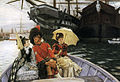 "James_Tissot_-_Portsmouth_Dockyard.jpg" by User:Austriacus