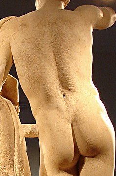 "Back_Hermes_bearing_Dionysos_Olympia.jpg" by User:Jastrow