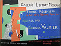 Georges Valmier, invitation, Galerie de L’Effort Moderne, January 1921