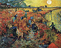 Vincent van Gogh, The Red Vineyard, 1888, Pushkin Museum, the only painting Vincent van Gogh is certainly known to have sold during his lifetime