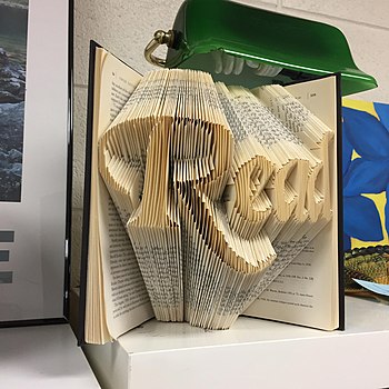 Folded book art