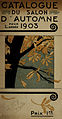 Salon d'Automne, 1903, catalogue cover