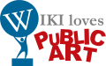 Wiki Loves Public Art logo