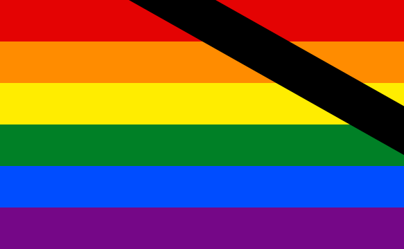"Gay_memory_flag.svg" by User:Sarang