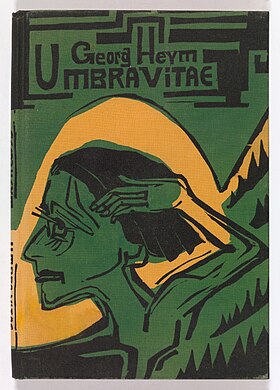"Umbra Vitae", cover by Ernst Ludwig Kirchner, 1924