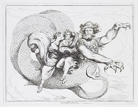 "Virgil_and_Dante_sitting_on_the_back_of_Geryon_to_be_Wellcome_L0047437.jpg" by User:Fæ