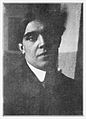 Juan Gris, portrait photograph, published in The Cubist Painters, Aesthetic Meditations (Les Peintres Cubistes), 1913