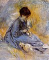 "Renoir_-_young-woman-with-a-dog-1876.jpg!PinterestLarge.jpg" by User:Maltaper