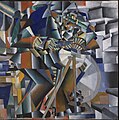 Kazimir Malevich, 1912-13, The Knife Grinder Principle of Glittering, Yale University Art Gallery