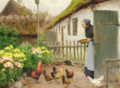 "Hans_Andersen_Brendekilde_-_Hønsene_fodres_-_1906.png" by User:Rsteen