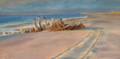 "Peder_Severin_Krøyer_-_Vrag_på_Skagen_Nordstrand._Dybe_Hjulspor_i_Sandet_-_1894.png" by User:Rsteen