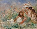 "Pierre-Auguste_Renoir_-_Girls_in_the_Grass_Arranging_a_Bouquet_(Fillette_couchée_sur_l'herbe_et_jeune_fille_arrangeant_un_bouquet)_-_BF155_-_Barnes_Foundation.jpg" by User:BotMultichill