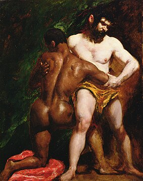 "The_Wrestlers_by_William_Etty_YORAG_89.JPG" by User:PatHadley