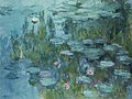 Claude Monet, c.1905, Nymphéas (Water Lilies), oil on canvas, 151.4 x 201 cm, Neue Pinakothek