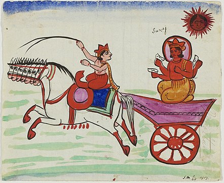 "Surya_in_his_chariot.jpg" by User:Sridhar1000