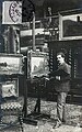 William Didier-Pouget, circa 1907 in his studio, 12 Boulevard de Clichy, Paris