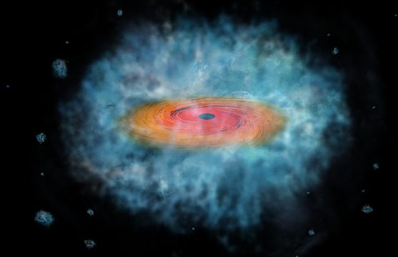 "Artist’s_impression_of_supermassive_black_hole_seed.jpg" by User:Jmencisom