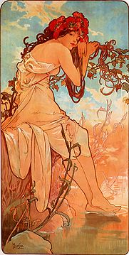 "Alfons_Mucha_-_1896_-_Summer.jpg" by User:Grendelkhan