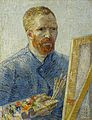 Self-portrait as an artist. January 1888.