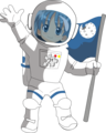 "Wikipe-tan_astronaut.png" by User:Di (they-them)