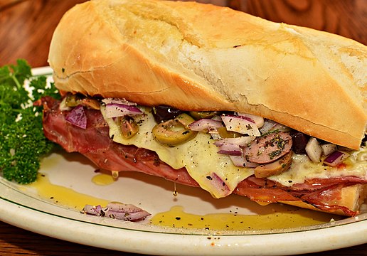 "Mortadella_sandwich_01.jpg" by User:FlickreviewR
