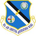 "93d_Air_Ground_Operations_Wing_-_Emblem.jpg" by User:Dainomite