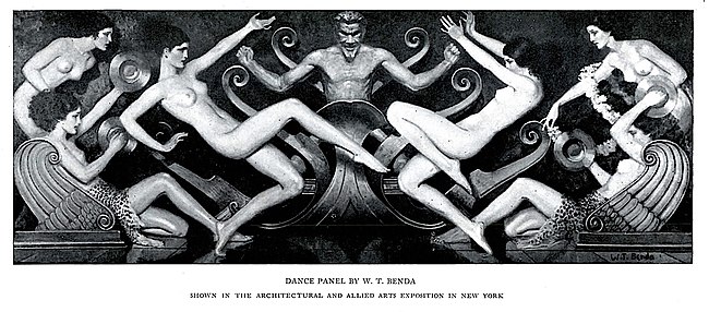 Dance Panel by W. T. Benda