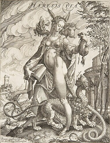 Antonius Eisenhoit, "Haeresis Dea", 1589