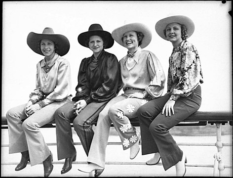 "SLNSW_24250_Arrival_of_cowgirls_and_boys_by_Monterey.jpg" by User:File Upload Bot (99of9)