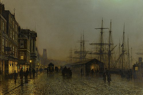 John Atkinson Grimshaw, Glasgow, Saturday Night (unknown date)