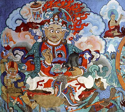 "Mural_painting,_monastery_Hemis,_Ladakh,_India.jpg" by User:Michael Gäbler