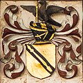 "Shakespeare_coat_of_arms,_detail_of_funeral_monument.jpg" by User:Gråbergs Gråa Sång