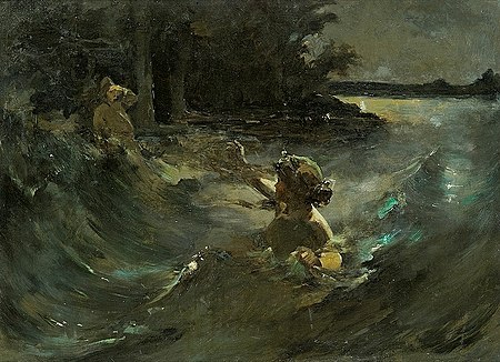 Kazimierz Alchimowicz, "Świtezianka" ("Water Nymph"), 1900