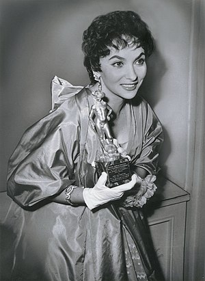 Gina Lollobrigida, David di Donatello Award, 1956