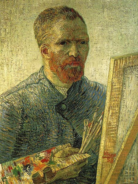 File:Van Gogh self portrait as an artist.jpg
