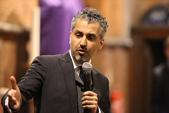 "Maajid_Nawaz_speaking_at_LibDem_campaign_event.jpg" by User:FlickreviewR 2
