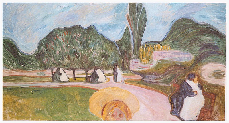 File:Munch, Liebespaare im Park (1904, Linde Frieze).jpg