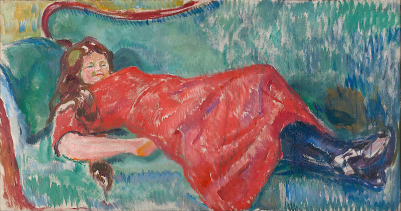 File:Edvard Munch - On the Sofa - Google Art Project.jpg