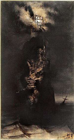 "Le phare" by Victor Hugo, 1866