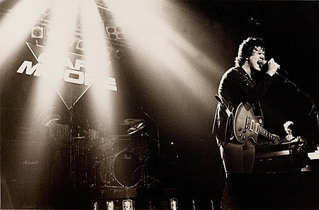 Gary Moore - Manchester Apollo, 1983, by Harry (Howard) Potts